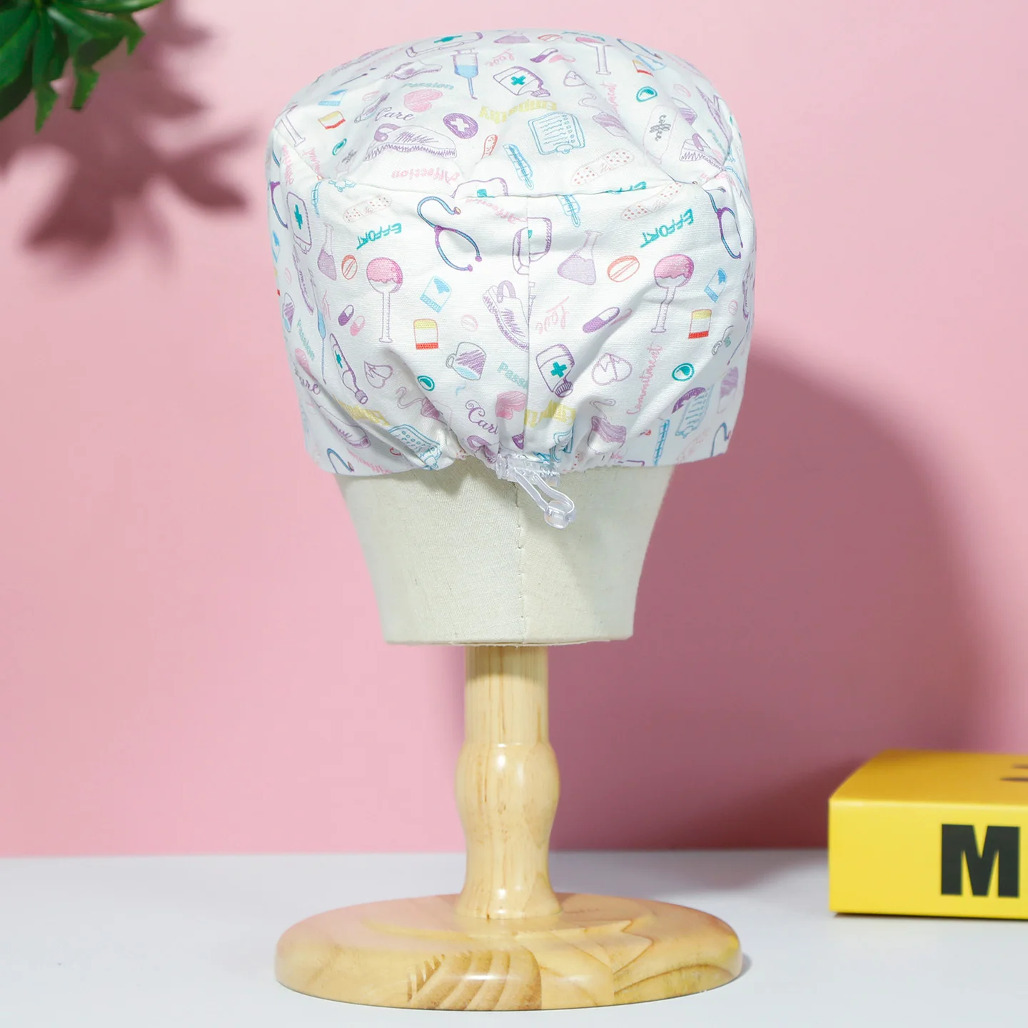 Bonnets chirurgicaux pour médecins et infirmières, bonnets pour cheveux longs, couvre-chefs médicaux et dentaires, chapeaux en coton à motifs de dessins animés pour femmes, hôpital, clinique K1160