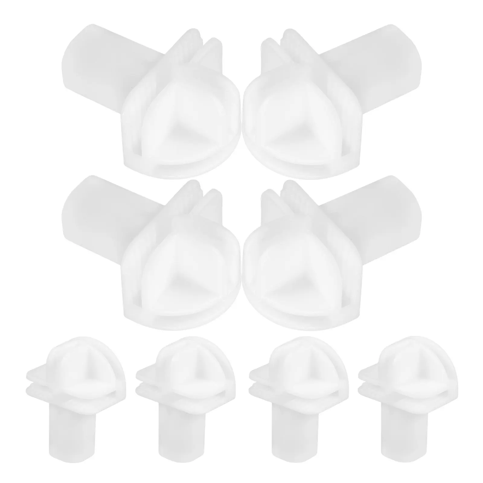 8Pcs Modular Organizer Connectors Plastic Buckles for Wire Storage Cube Shelving Assembly Tools Wire Cube Connectors