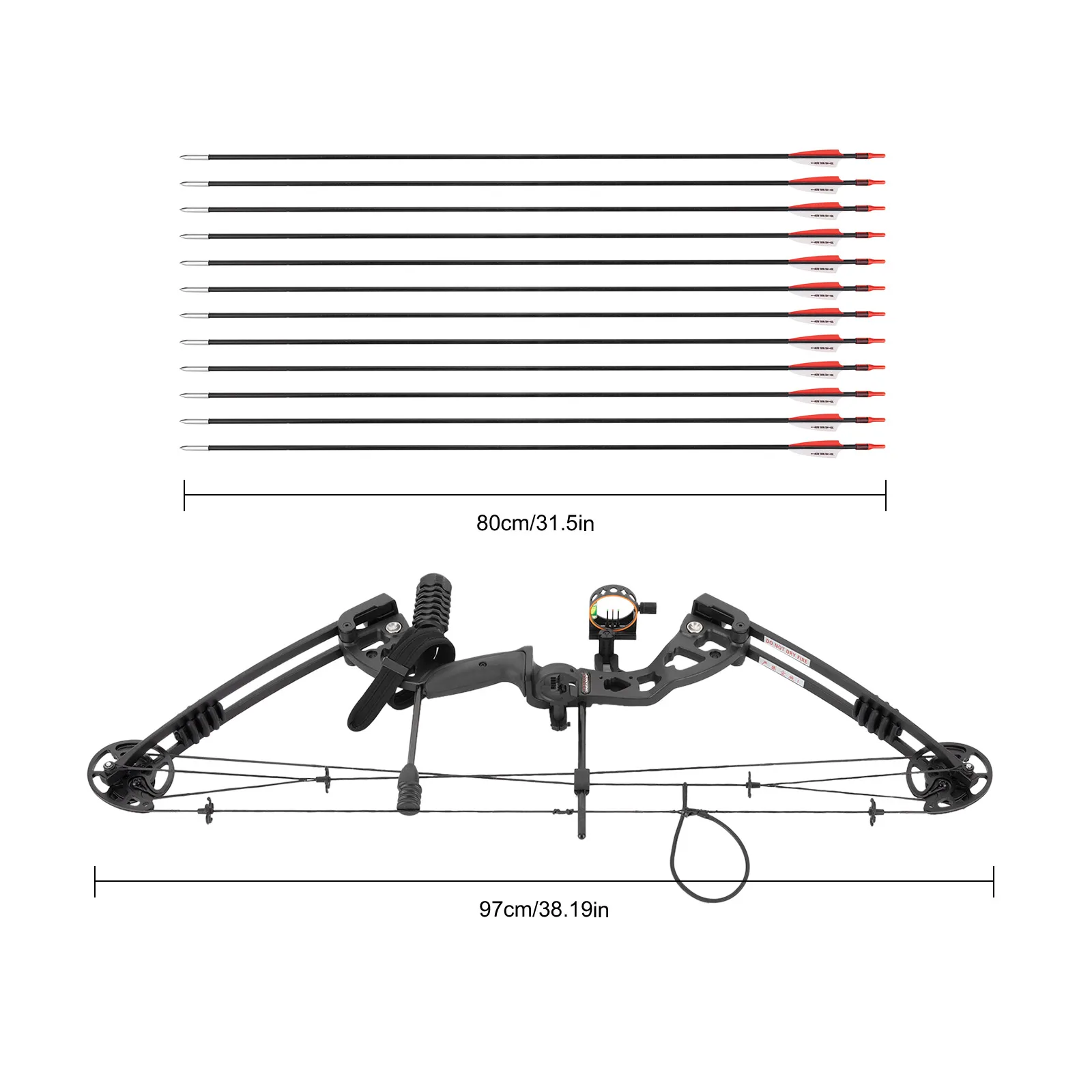 Pro composto mão direita arco kit arco composto setas conjunto de tiro com arco ajustável portátil kit caça arco