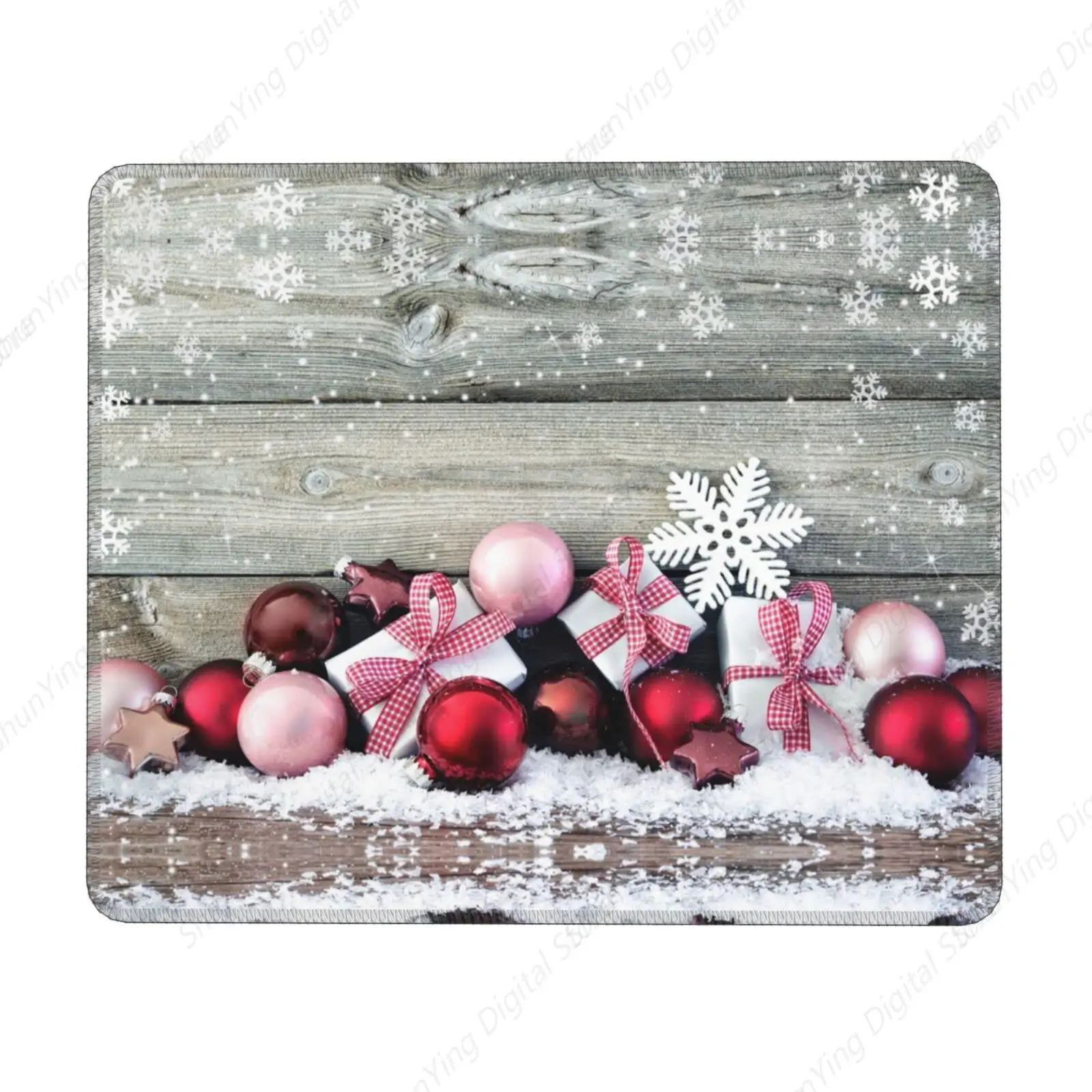 

Christmas Decoration Printed Mouse Pad Anti Slip Rubber Gaming Mouse Pad Suitable For Computers Laptops Offices 18*22cm