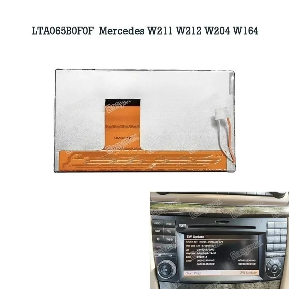 2009 2010 2011 2012 2013 Car LCD Display for Mercedes-Benz W211 W212 W204 W164 NTG2.5 NAVRADIO Repair LTA065B0F0F