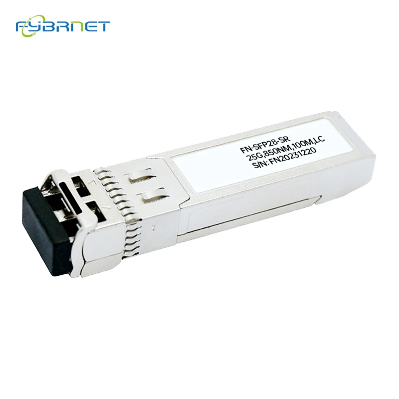 25G SFP28 850nm 100m SFP Module Duplex LC Optical Fiber transceiver fibra Switch Module Compatible For H3C/Mikrotik/Cisco/Huawei