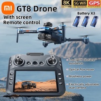 Xiaomi GT8 Drone 8K HD Dual Camera GPS FPV Brushless Motor Optical Flow Hovering Folding Quadcopter Comes with VR Glasses Drone