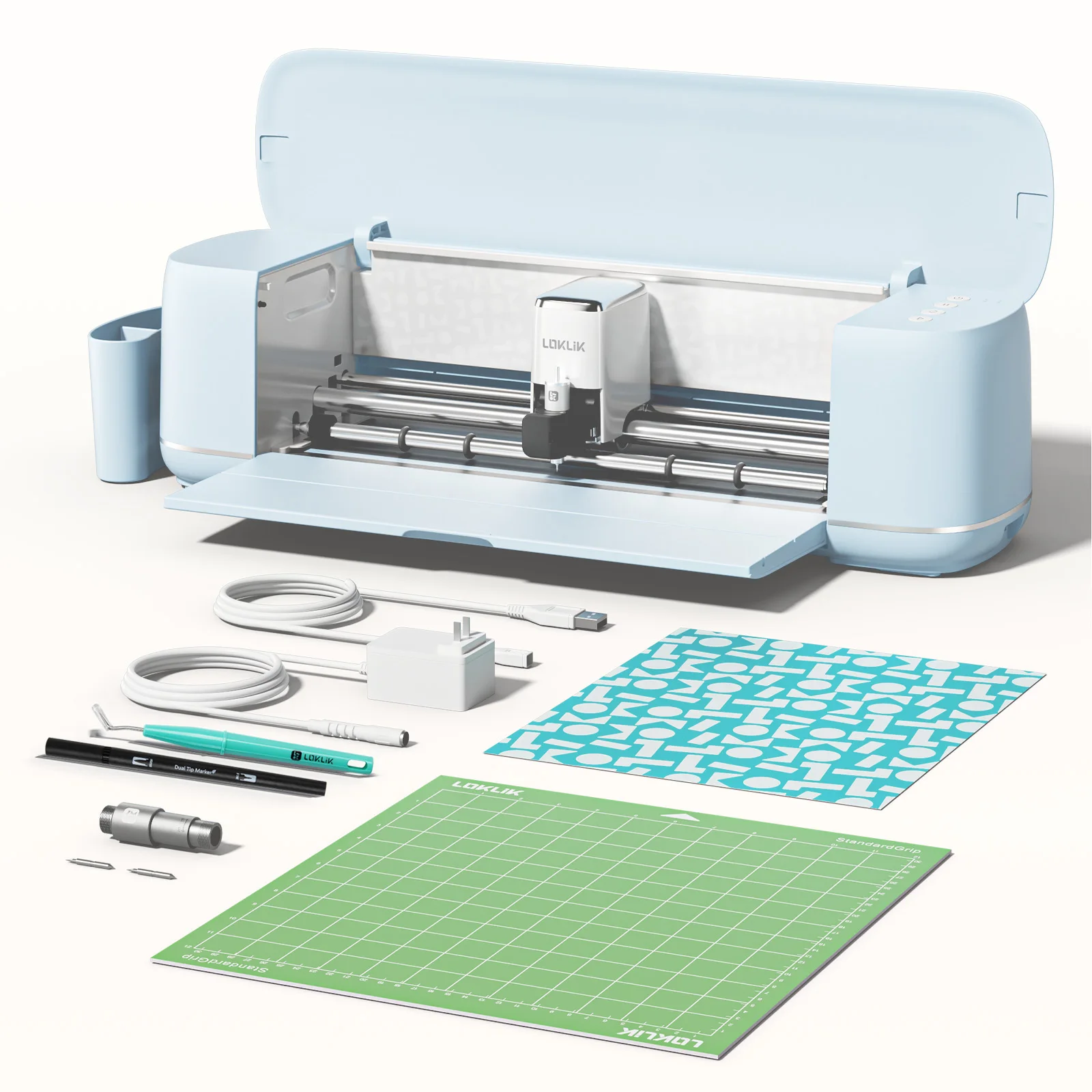 

LOKLiK Vinyl Cutter Machine 2-DIY Cutting Machine for all Crafts Create Customized Cards Compatible with iOS Android Windows Mac