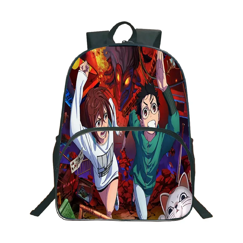حقيبة ظهر Dandadan لعام 2025 ذات سعة كبيرة ثلاثية الأبعاد مطبوعة على ظهره DAN DA DAN حقيبة مدرسية غير رسمية للمراهقين حقائب ظهر بسحاب على الموضة Mochil