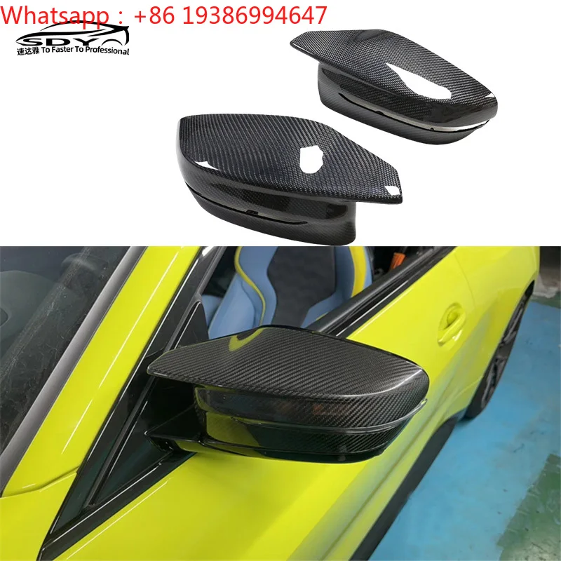 For G80 G82 G83 G87 Replacement Carbon Fiber Mirror Caps Side Mirror Housing Cover for BMW G87 M2 G80 M3 G82 G83 M4