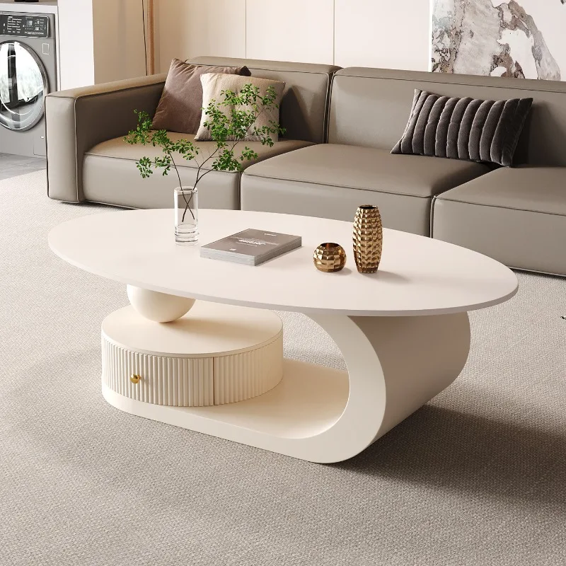 

Luxury Storage Coffee Table Decoration Modern Living Room Designer High Writing Side Table Dinner Kaffee Tische Home Furniture