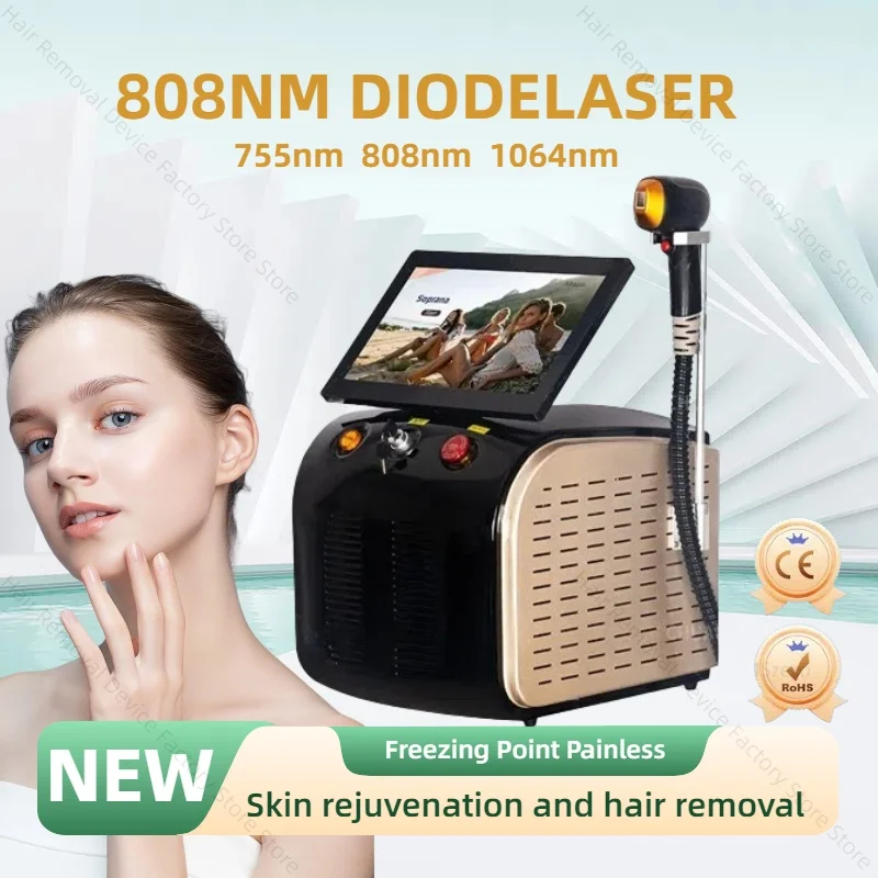 

Powerful 4000W Alexandrite Ice Platinum Laser Epilator Professional Diode Laser Machine Permanent Hair Remover for Woman