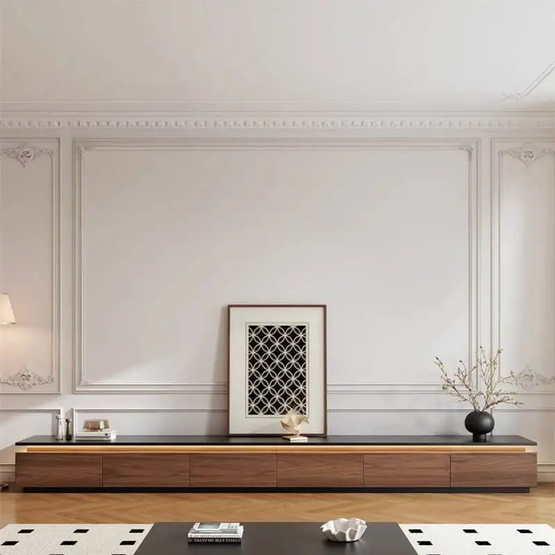 

Wood Minimalist Tv Cabinet Decoration Drawers Designer Console Tv Table Lounges Accessories Muebles Para Hogar Room Furniture