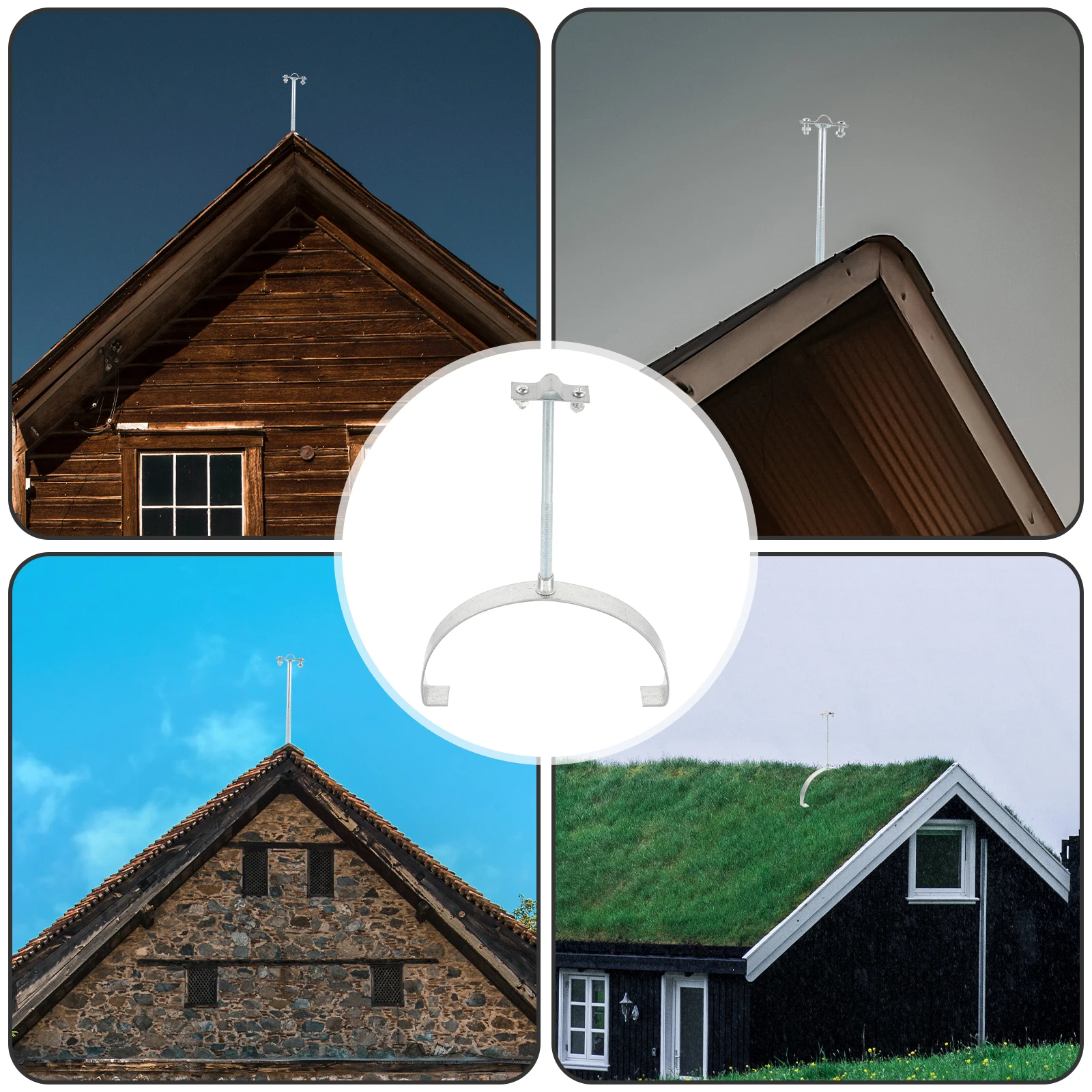 

1pcs Bracket Sturdy Metal Support Medium 180 Roof Safety Holder Protection Metal Protection Bracket Tool