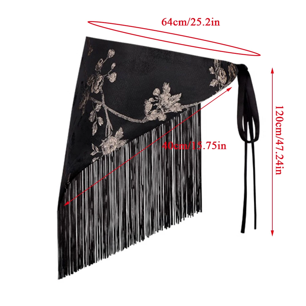 

Trend Triangle Tassel Wide Waist Belt Corset Belt Shirt Dress Belt Coat Decor Accessories Retro Tassel For Women Waistband