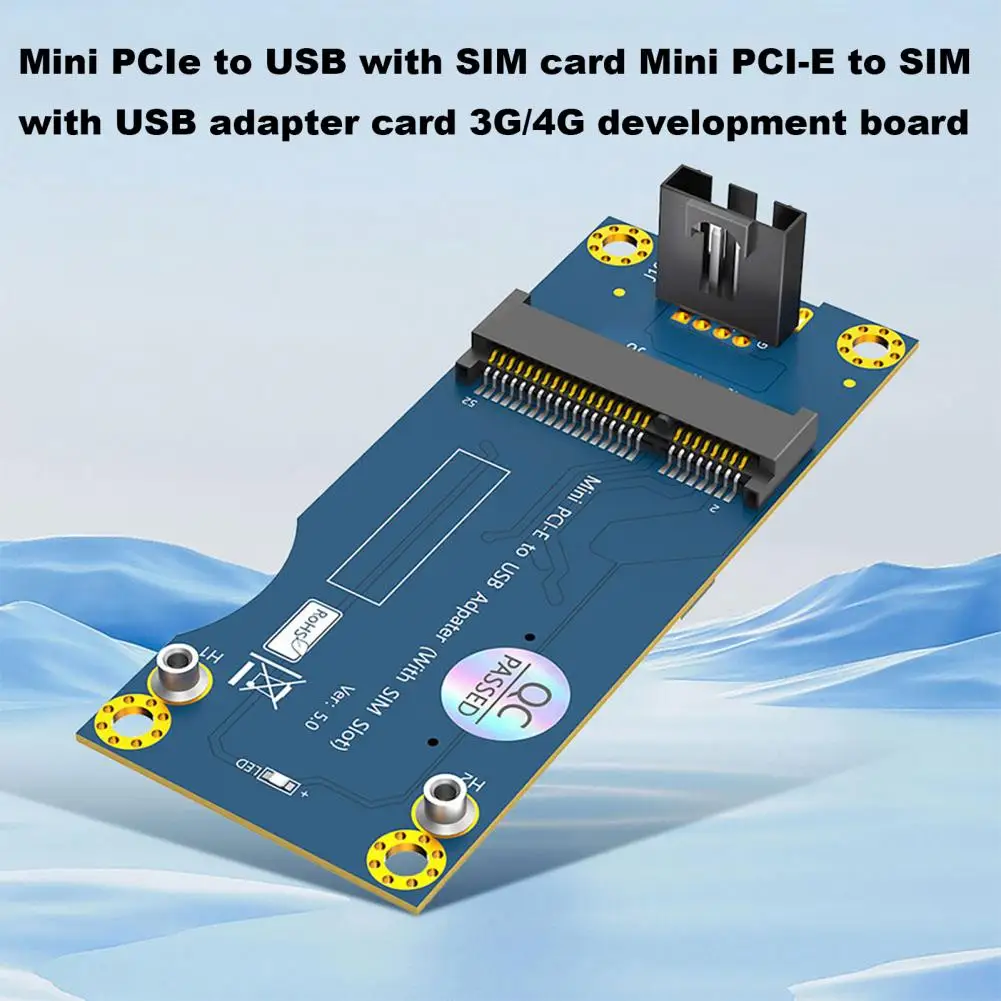 Hspa Modem Connector Universal Mini Pci-e to Usb Adapter Card for Easy 3g/4g Wireless Integration Development Board Plug Play