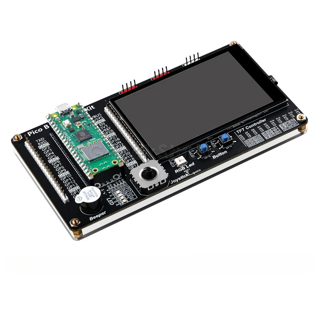 Raspberry  W/2 Breadboard Kit with 3.5 Inch Touch Screen DIY Project Breakout Board