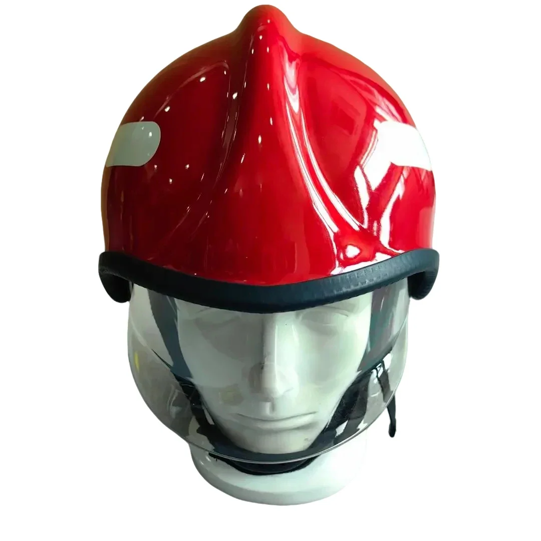 Ayonsafety Top Class Aramid Material Sturdy Head protection Clear Shield Adjustable Comfortable Hard Surface Firefighting Helmet