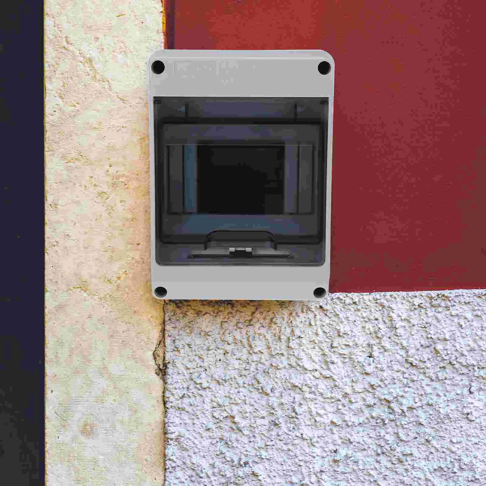 Din Rail Enclosure Distribution Protection Box Electrical Baby Clear Extension Cord