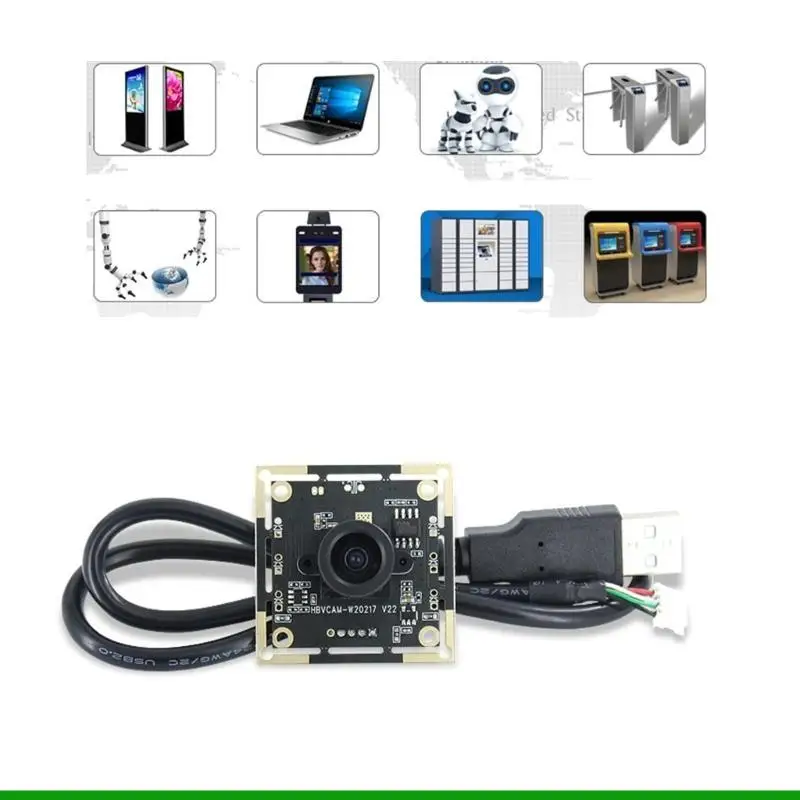 U55C USB Camera Lens Assembly OV9732 Video Camera Module 1280x720 Resolution Support UVC USB FreeDriver