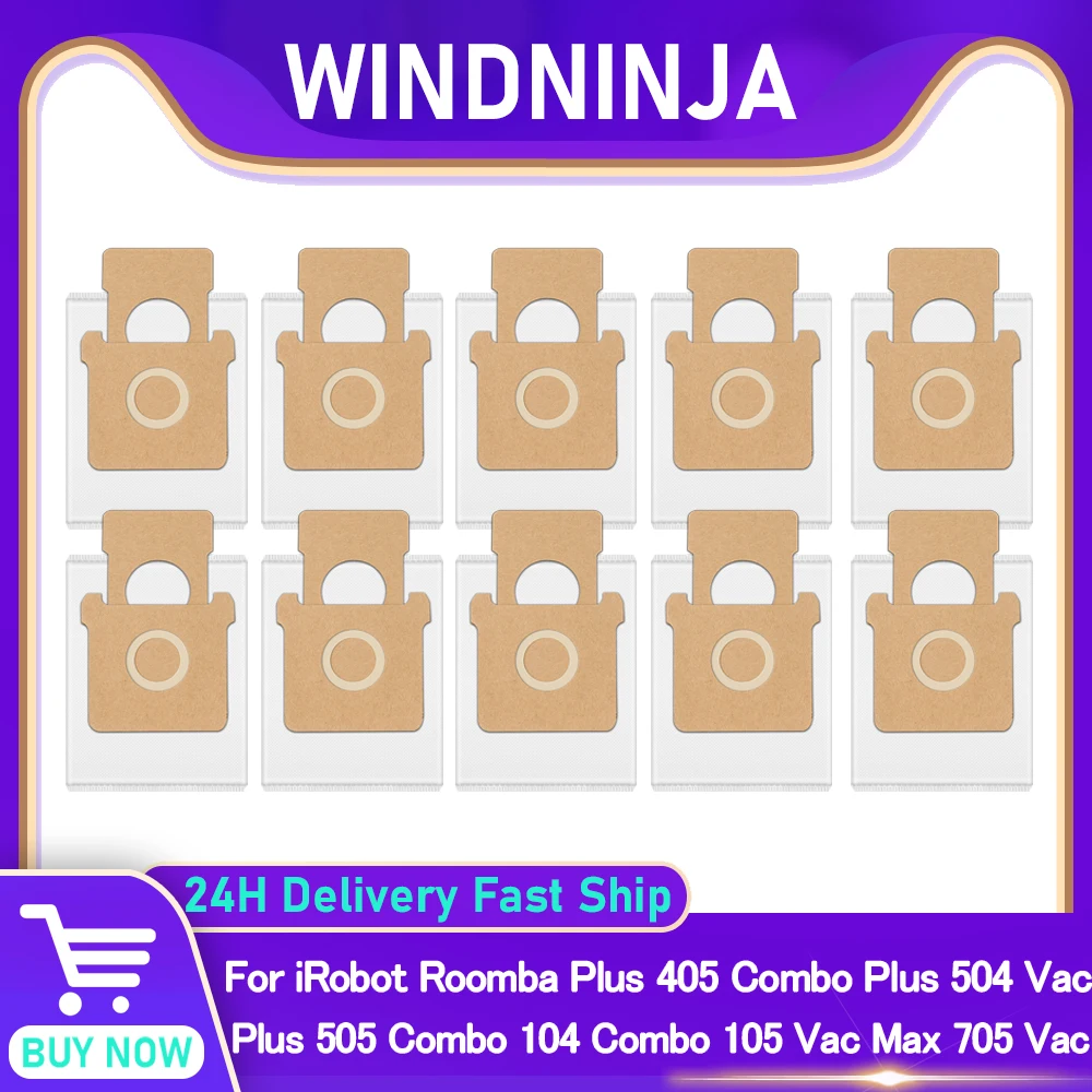 

Dust Bag For iRobot Roomba Plus 405 Combo Plus 504 Vac Plus 505 Combo 104 Combo 105 Vac Max 705 Vac Essential Vac 2 Vacuum Parts