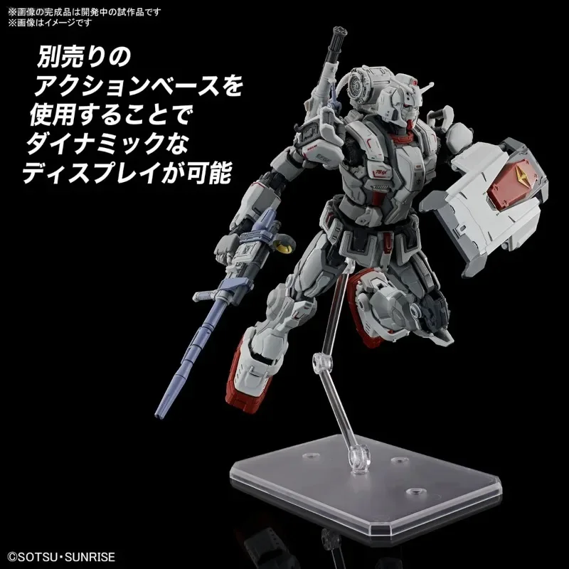 En stock genuino BANDAI HG 1/144 RX-78[G]E GUNDAM EX [RFV] y MS-06F ZAKU II F TYPE SOLARI [REV] Ver. Juguetes modelo anime de ensamblaje