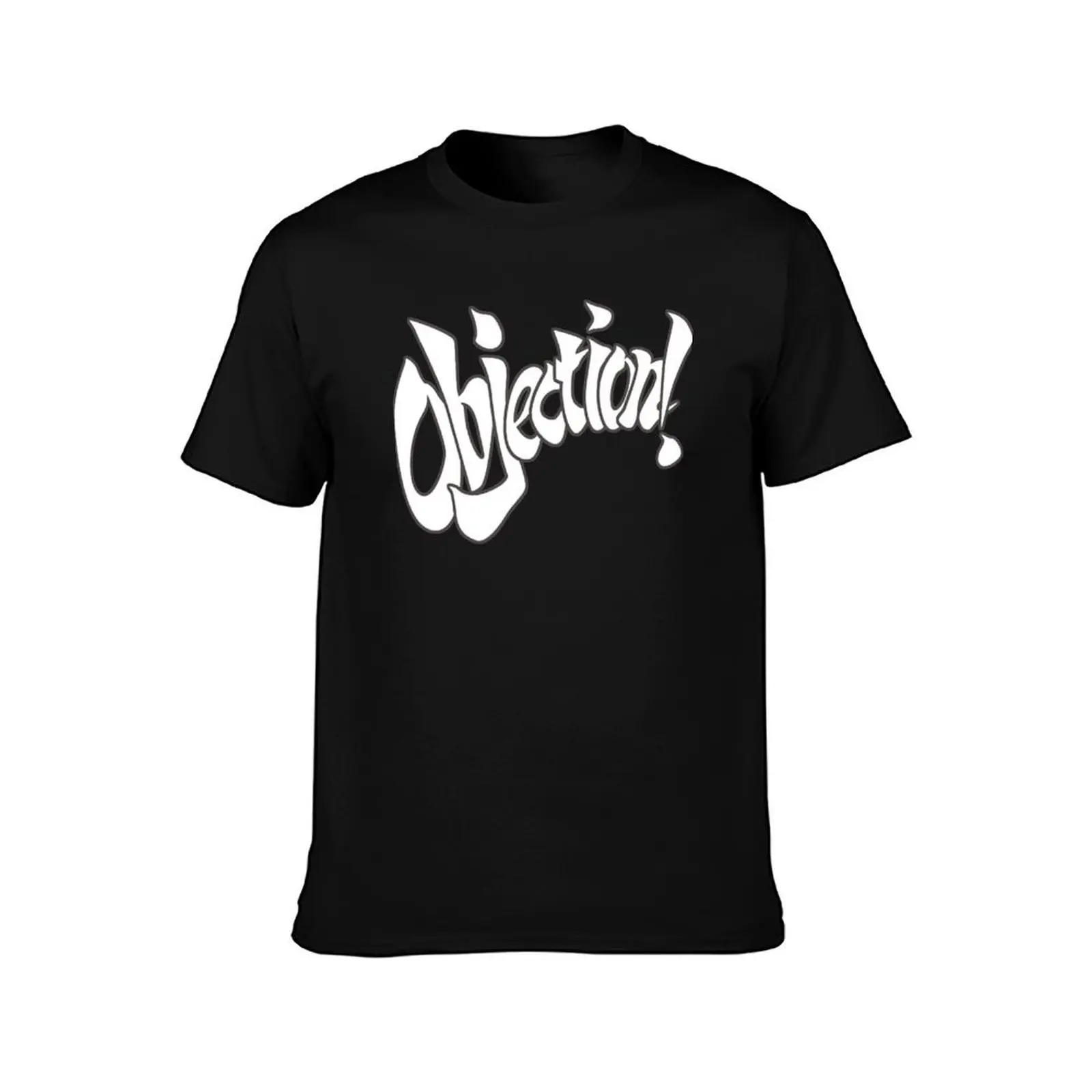 Objection! T-Shirt tops boys whites men clothing