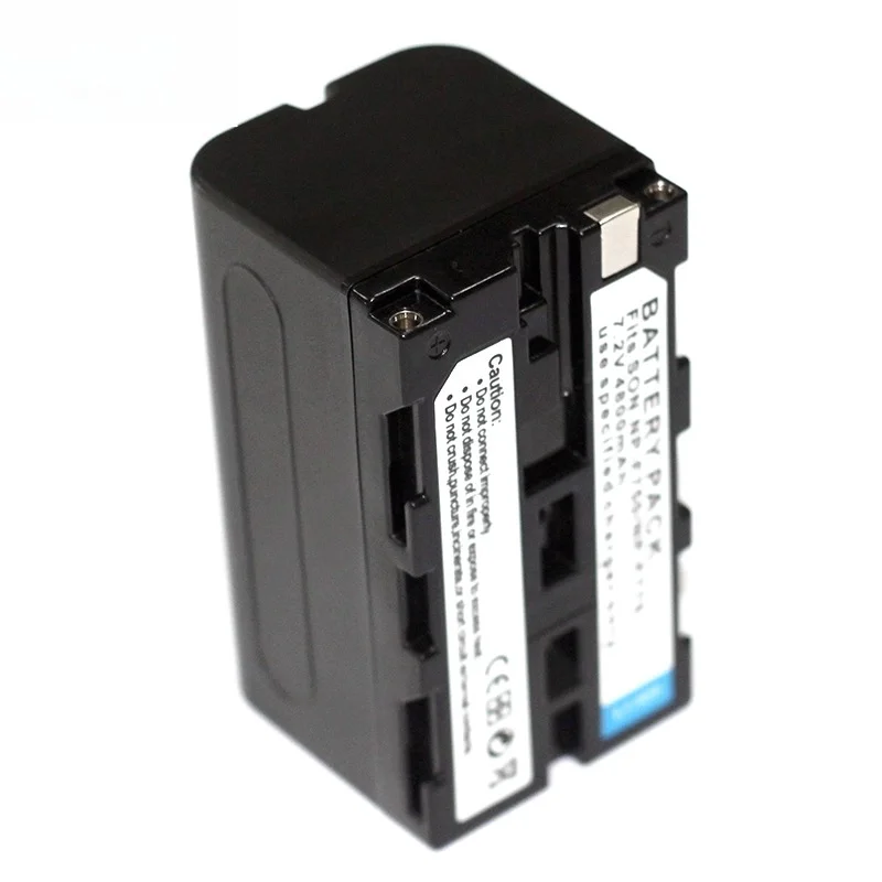 بطارية بديلة 4800 مللي أمبير في الساعة NP-F750/NP-F770 لكاميرات الفيديو Sony VX2000E/HDR-FX1000E/HVR - خلية طاقة ليثيوم أيون عالية السعة
