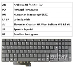 Lenovo V130-15ikb V130-15igm 330S-15ast -15ISK -15ikb 아랍어 BR 포르투갈어 헝가리어 LA 스페인어 슬로베니아어 이탈리아어용 키보드