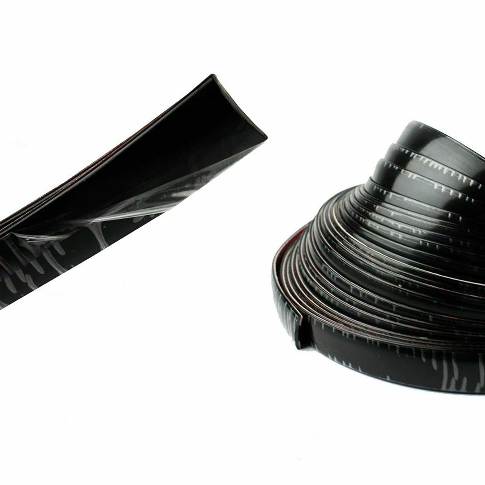 Black Anti-collision Strip Car Car Door Decorate Molding Parts Protect SUVs Side Tailgate Accessories  Black Anti-collision