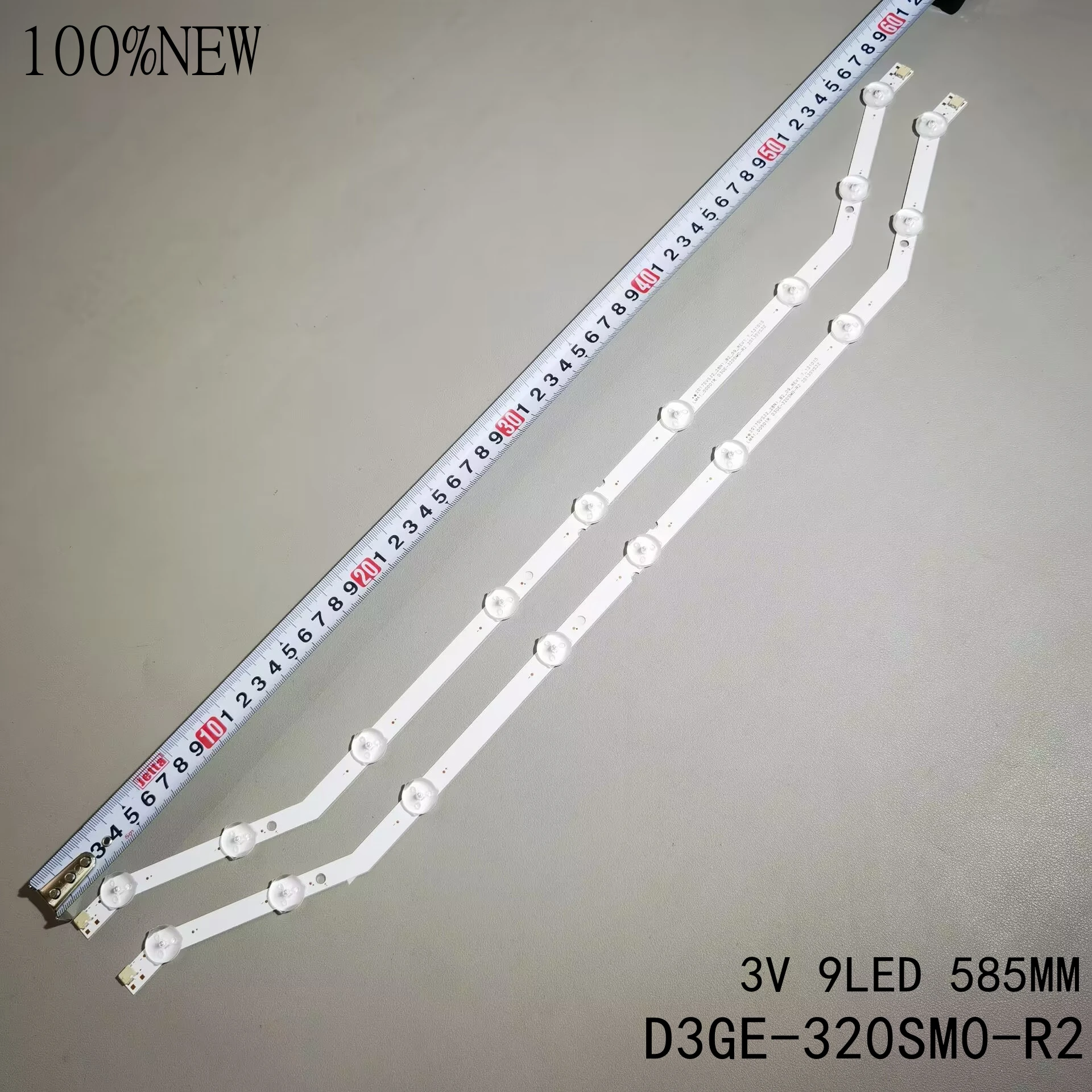 

FOR 9LED 585MM Backlight strip For Samsung 32"TV 2013svs32_3228N1_B2_09 Barra 9-LED Strip D3GE-320SM0-R2 UE32EH4003WX