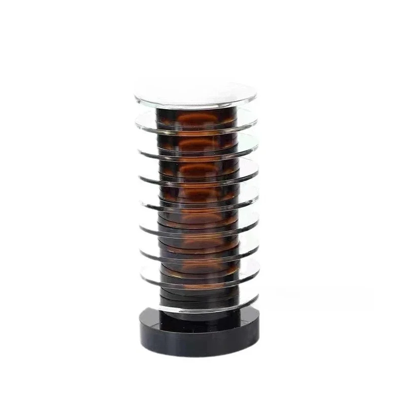 Modern simple crystal stacked flower arrangement device, model hotel villa, high-end dried flower flower arrangement crystal