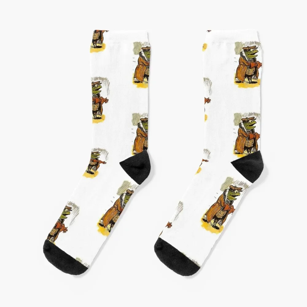 

ToadWind In The Willows Socks custom men cotton high quality funny gifts Socks Women Men's