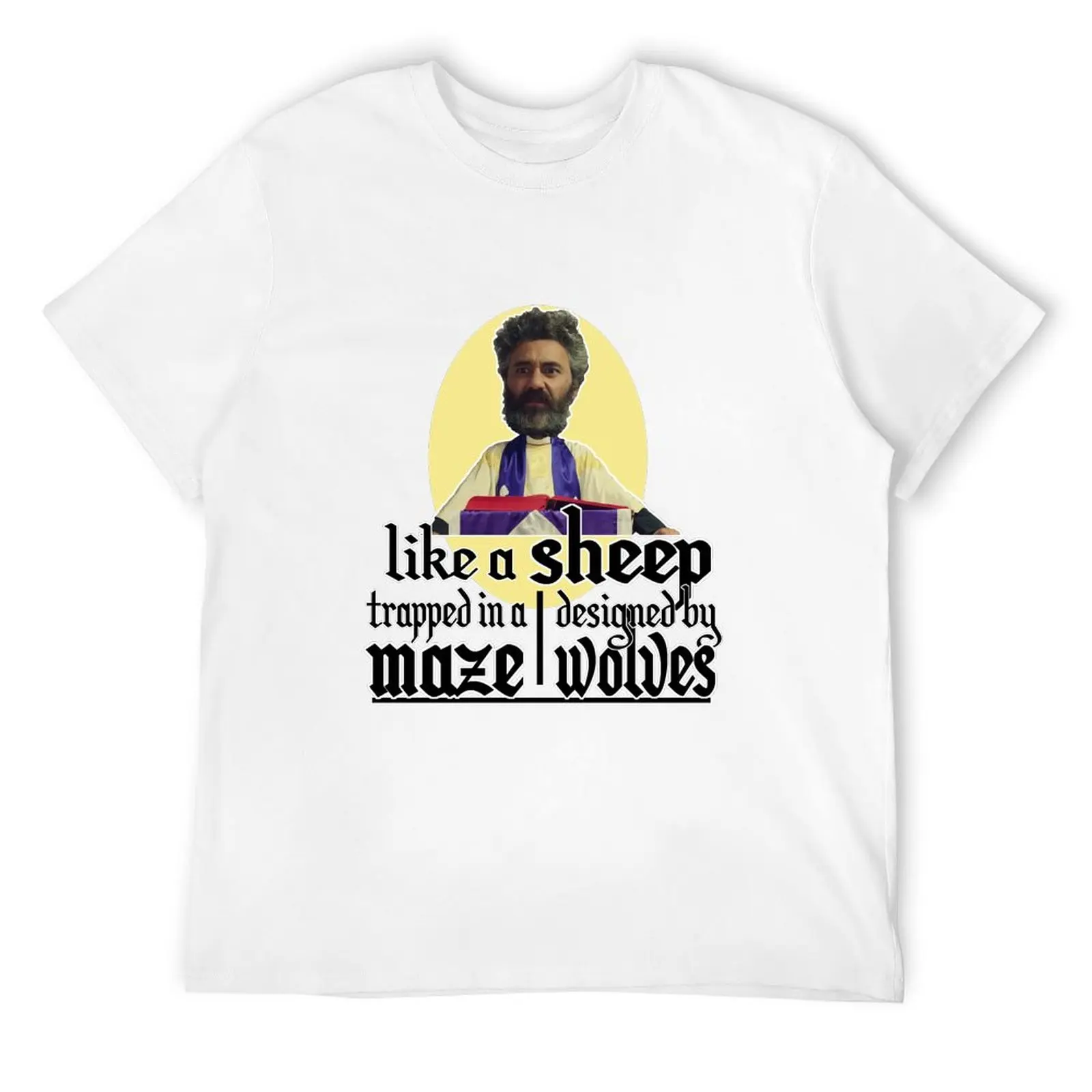 

Wilderpeople Sheep Maze T-Shirt Clothing customs men t shirts high quality