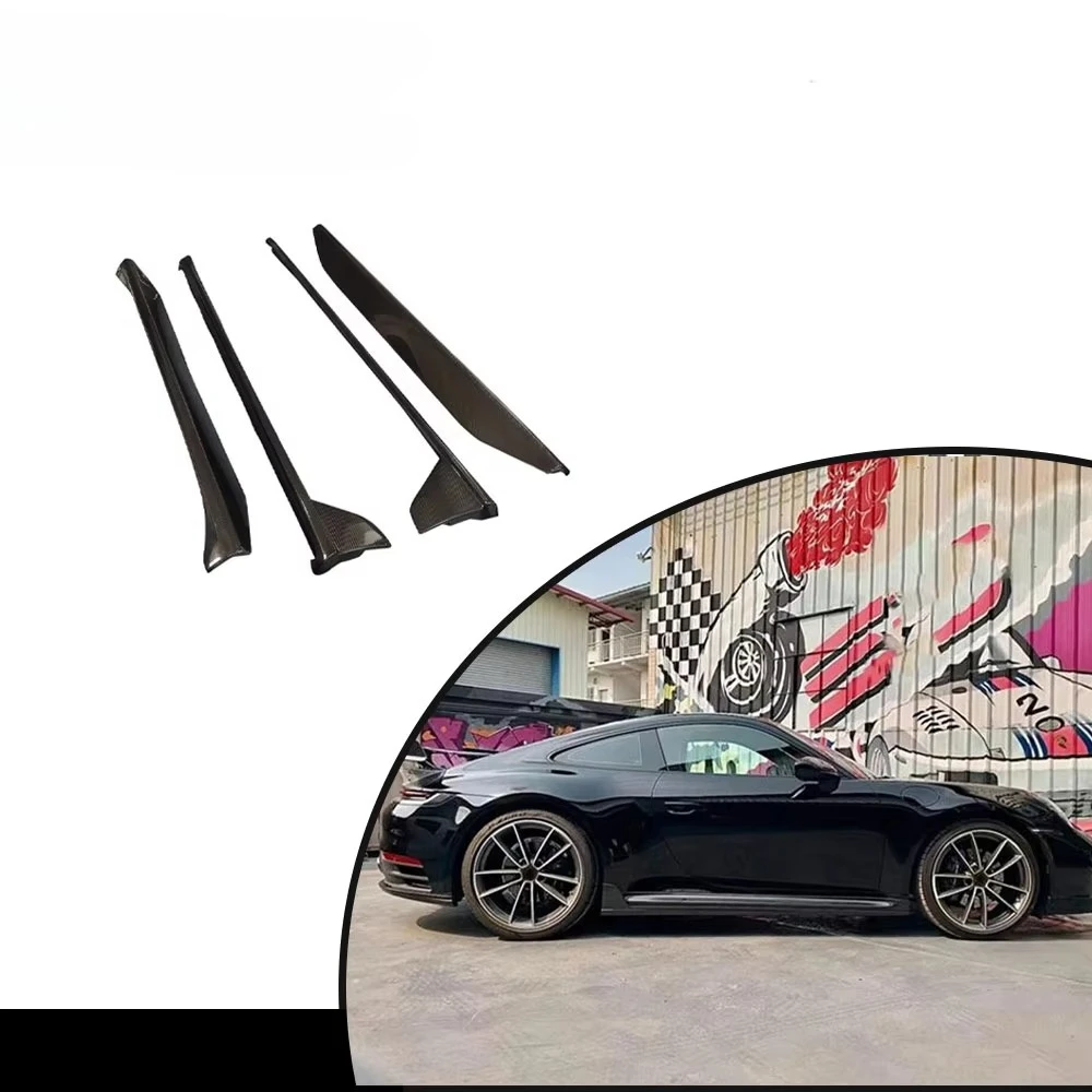

ForCARBON FIBER Side Skirt For Porsche 992 2020+