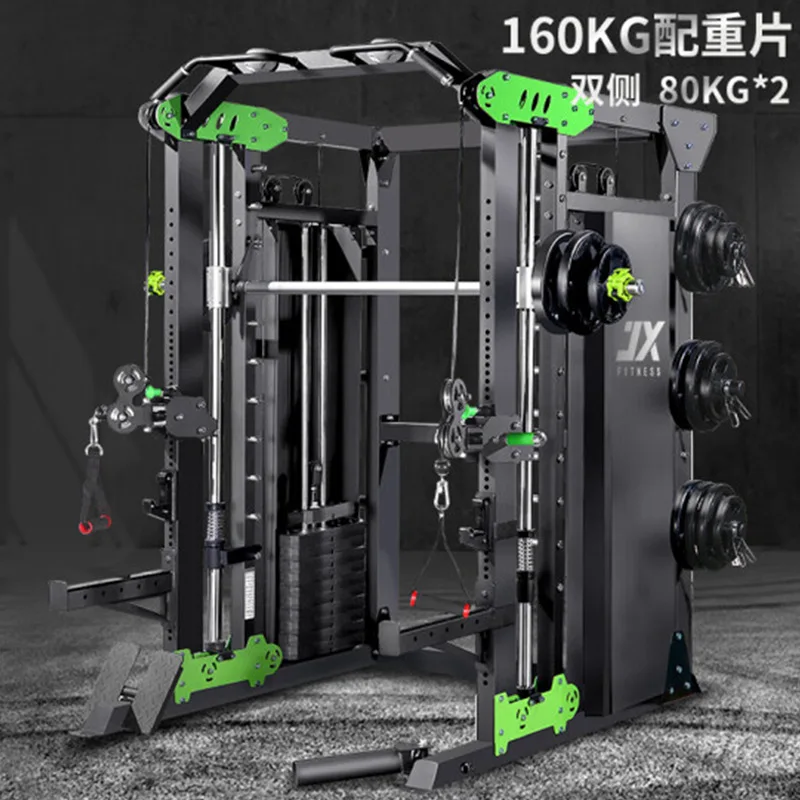 Gym Commercial JX-DS935 Smith Machine Fitness Equipment Home Longmen Frame Fitness Squat Frame Comprehensive Trainer