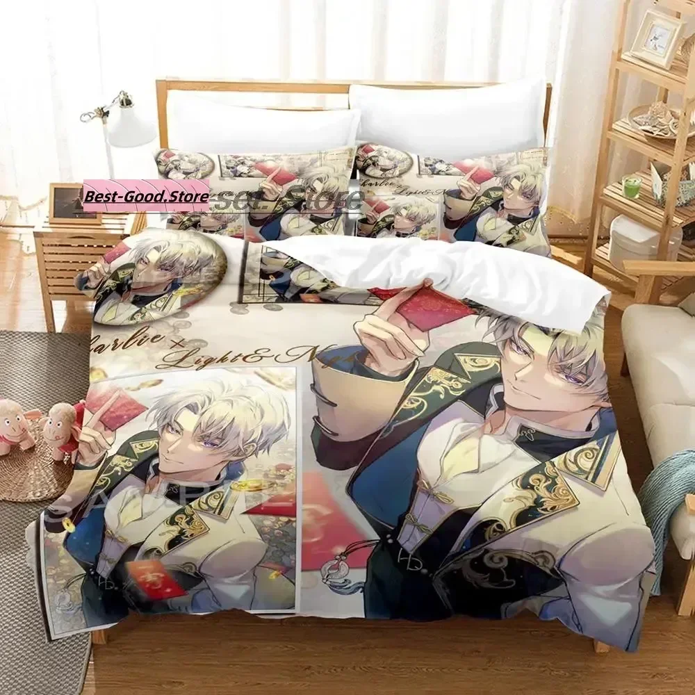 New Light and Night Stand Osborn Evan Sariel Jesse Charlie Printed Bed Set Duvet Cover Pillowcase Bedding Set Linen Sheet Quilt