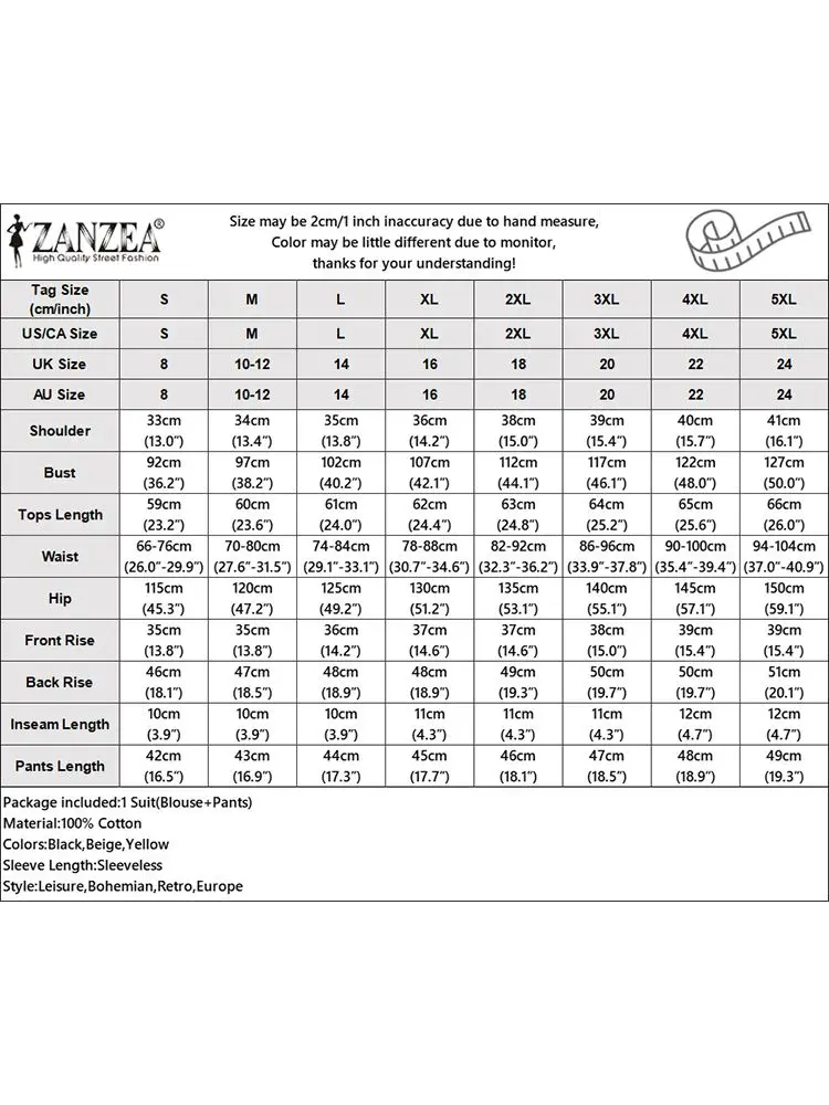 ZANZEA Women Cotton 2pcs Outfits Solid Elastic Waist Shorts Lapen V Neck Tanks 2024 Fashion Suits Casual Loose Summer Short Sets