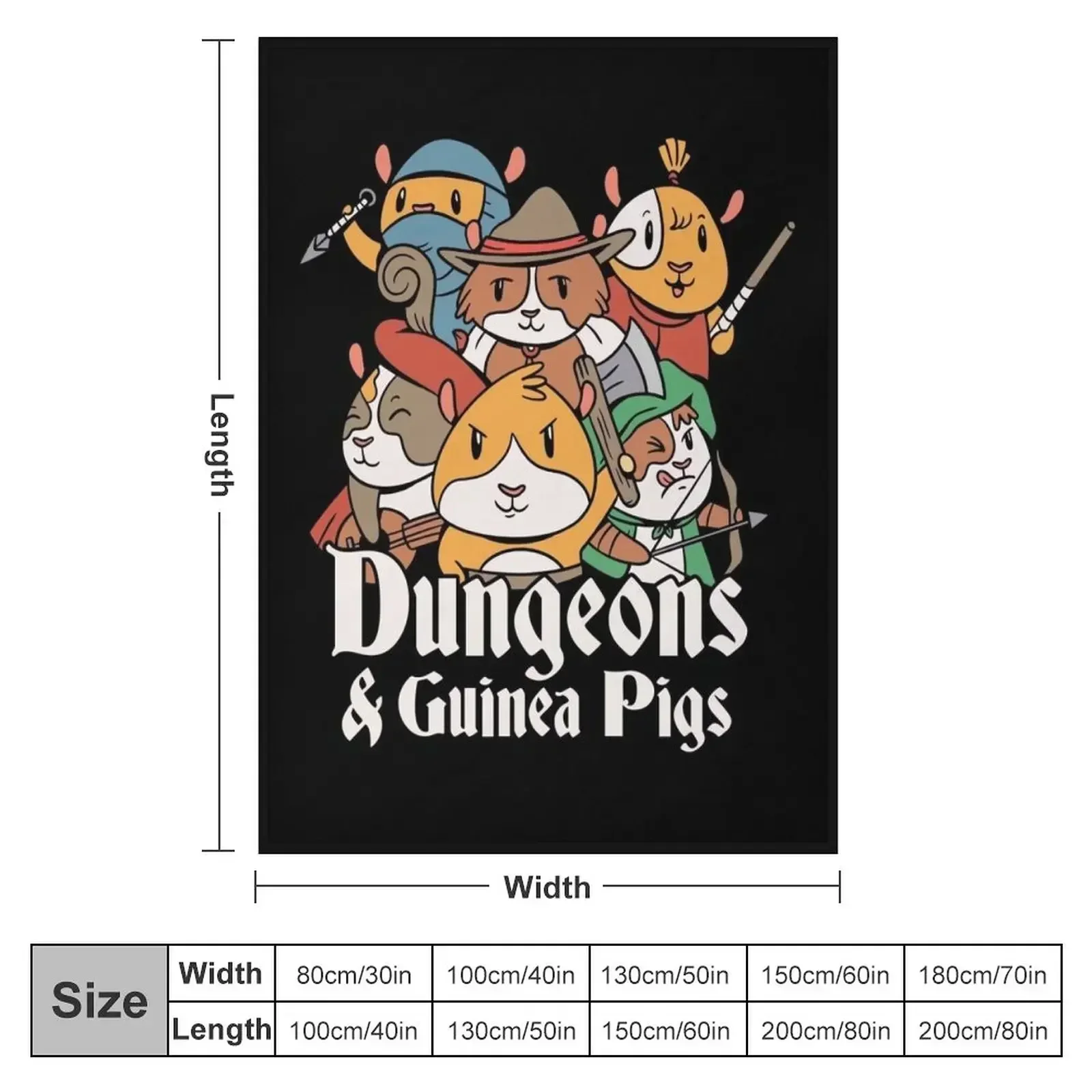 DUNGEON GUINEA PIGS Throw Blanket Decorative Sofa Giant Sofa Thin Cute Cute Plaid Sofa Throw Blankets