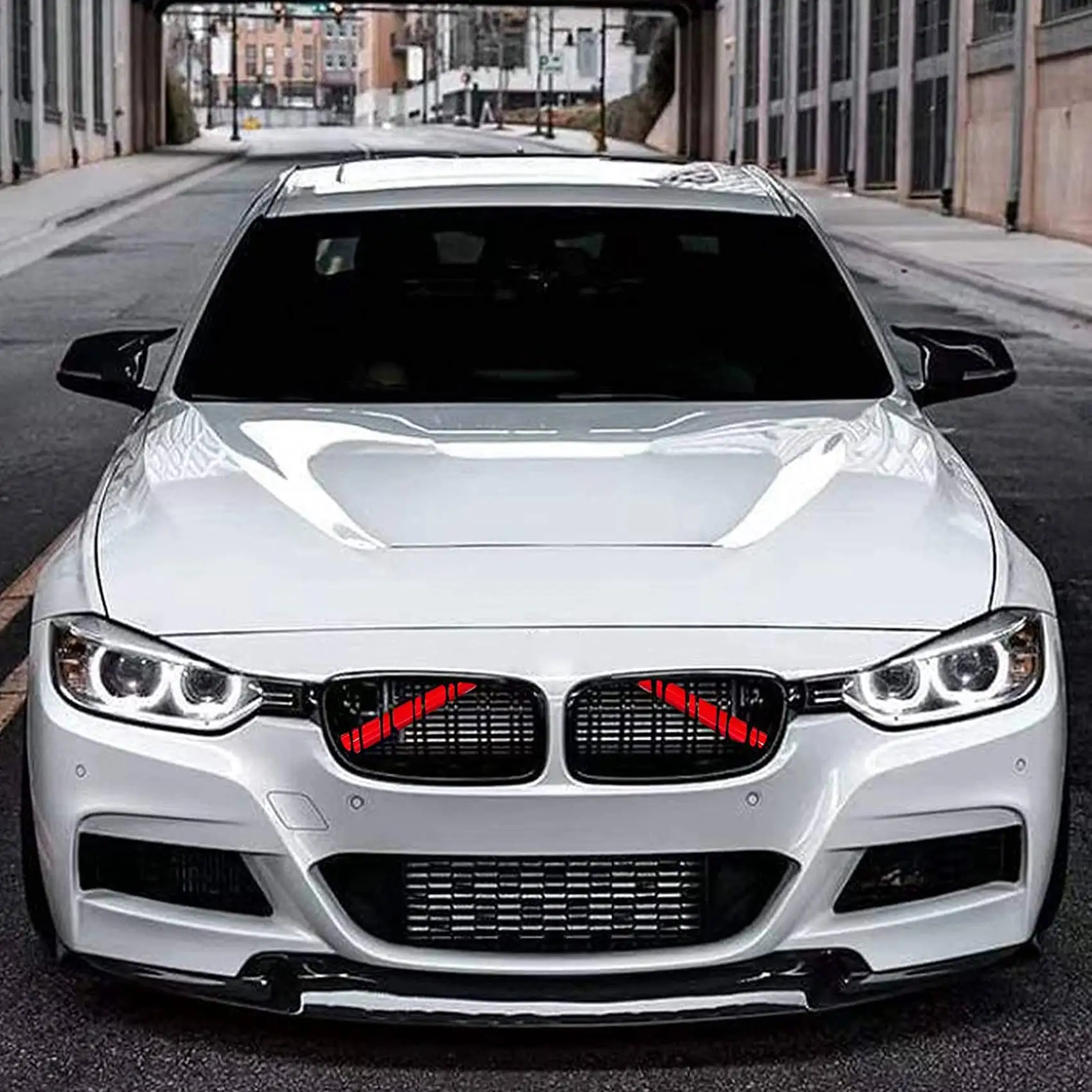 2 шт., вставные накладки на переднюю решетку автомобиля, спортивный стиль, накладка на решетку, накладка для BMW F20 F30 F31 F32 F34 F36 F21