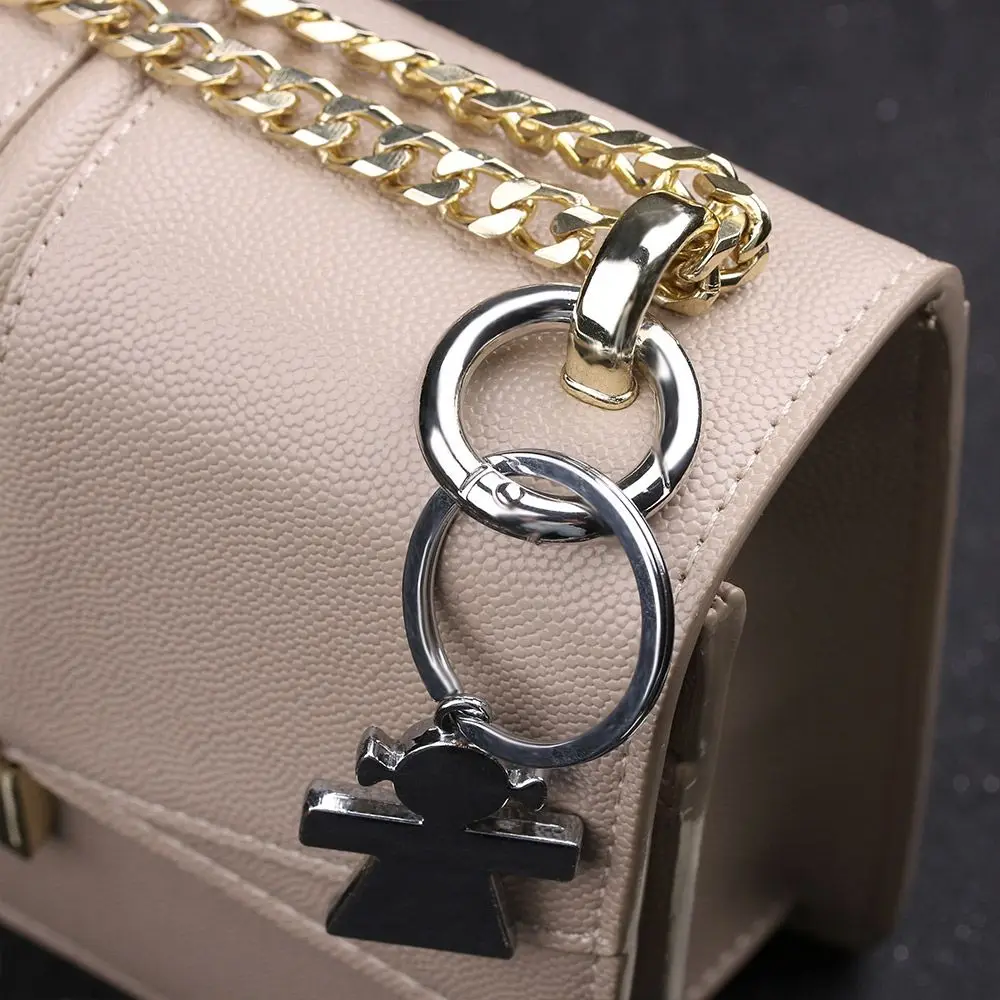 10pcs High quality Zinc Alloy Hooks Plated Gate Spring O-Ring Buckles Carabiner Purses Handbags Snap Clasp Clip Bag Belt Buckle