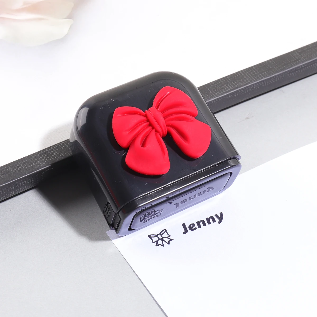 Kids Name Stamp Personalized - Custom Children's Waterproof Clothing Stamp for School, Kindergarten - Teacher Student Gift Set