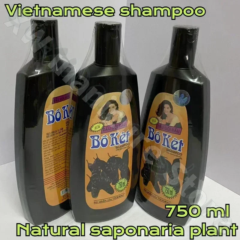 Dau Goi Bo Ket Thoracao Natural Saponin Plant Shampoo Moisturizing Smooth Refreshing and Fluffy Relieves Head Itch 750ml