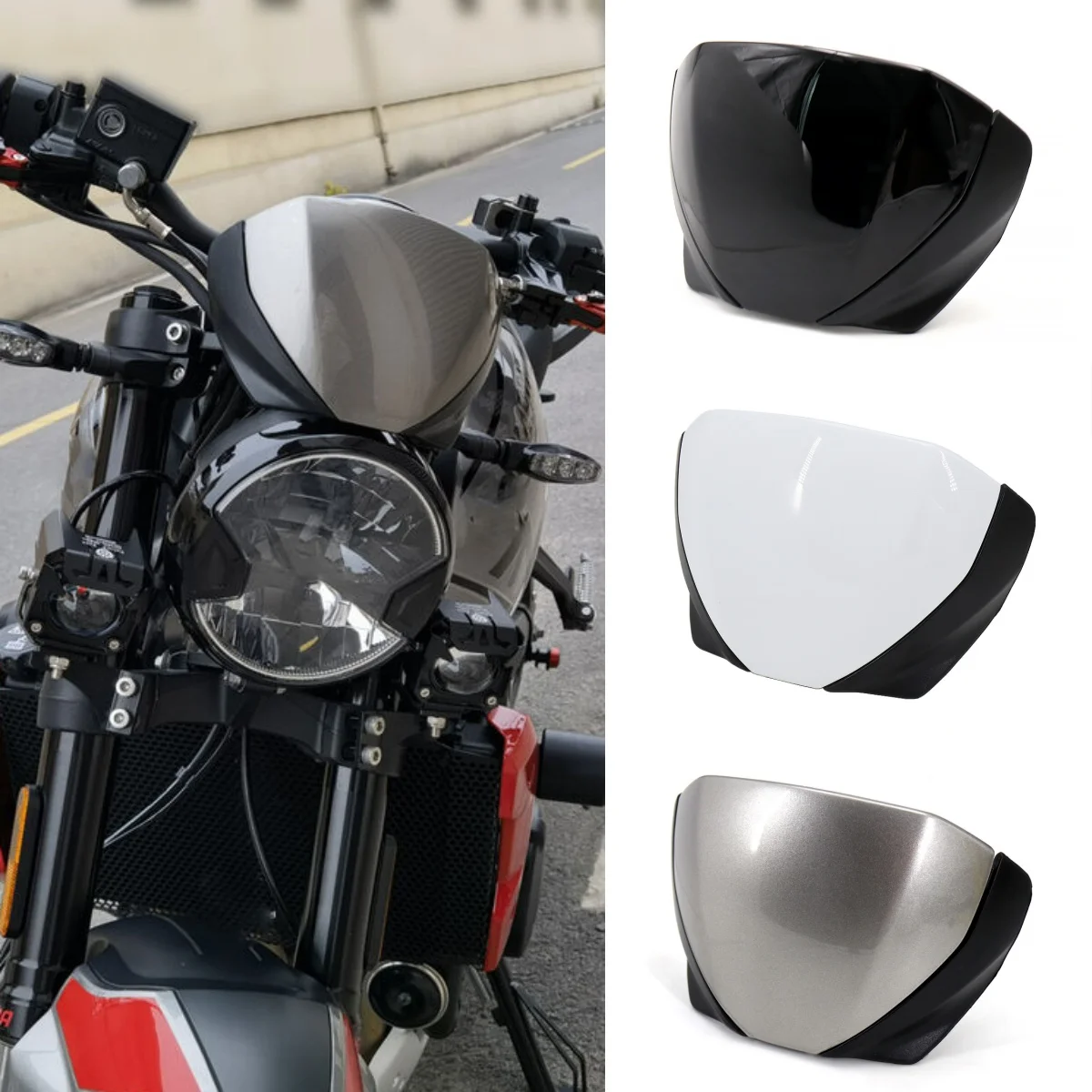 

Для Trident 660 Trident660 2021-2024 мотоцикла, нижняя защита шасси двигателя, защита поддона, передний ветровой дефлектор, лобовое стекло