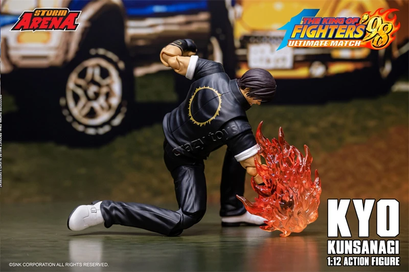 

In Stock Storm Toys Arena KOF King of Fighters 98 Ultimate KFSA03 Kyo Naginata 1/12 Action Model Figure Toy Gift