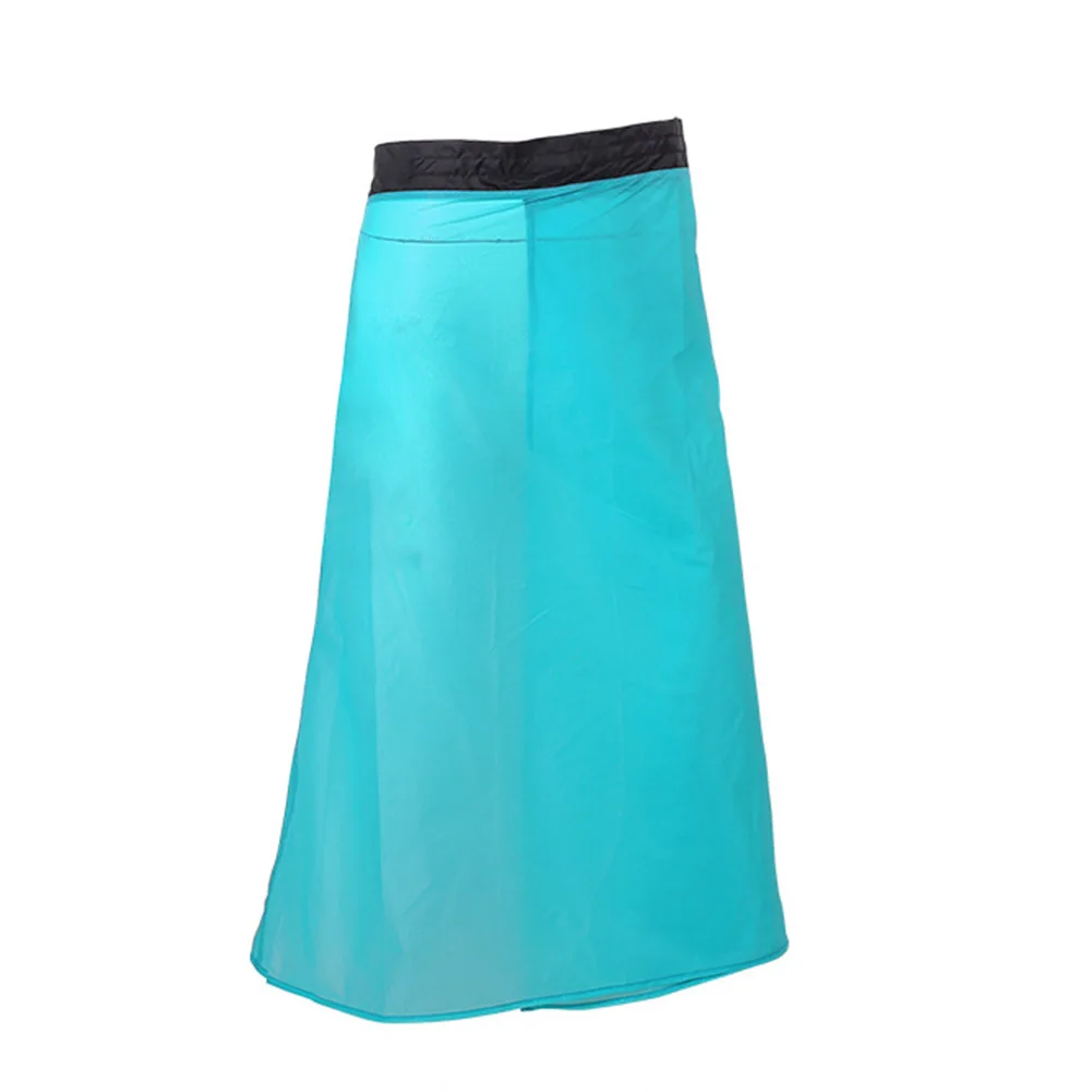 Compact Rain Skirt, Easy to Carry, Perfect for Mountaineering and Fishing, Adjustable Waist (60 100cm), Blue/White/Black