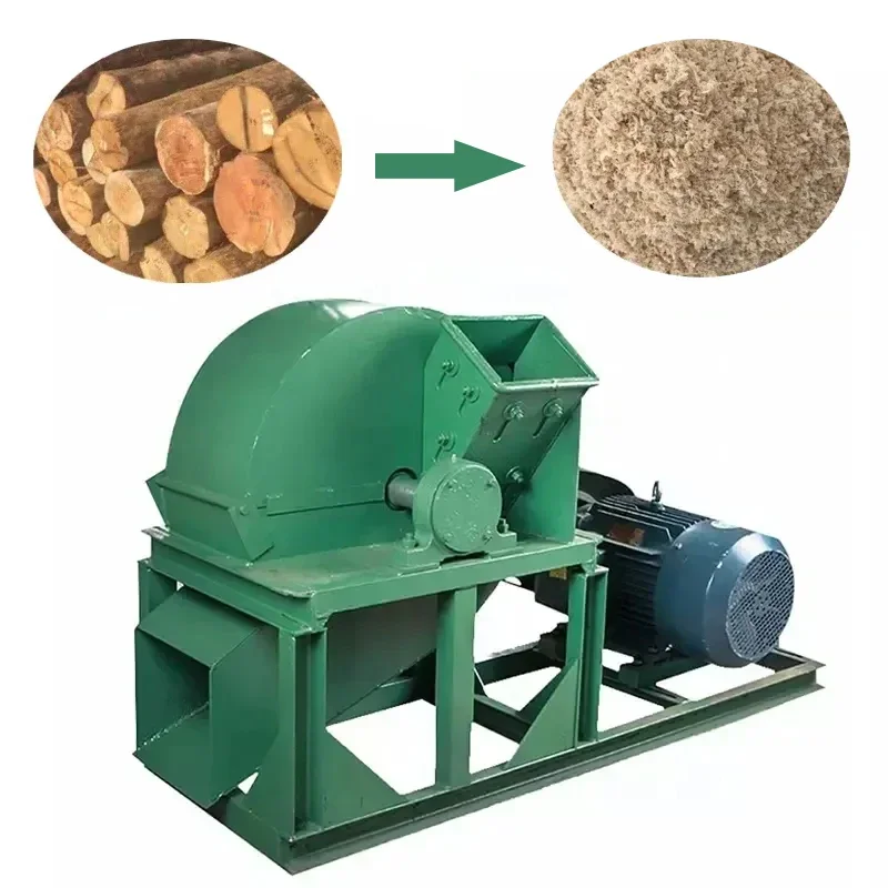 

Sawdust Log Making Machine Garden Wood Chipper Machine Wood Chipper Crushing Hammer Mill Small Wood Crusher Machine