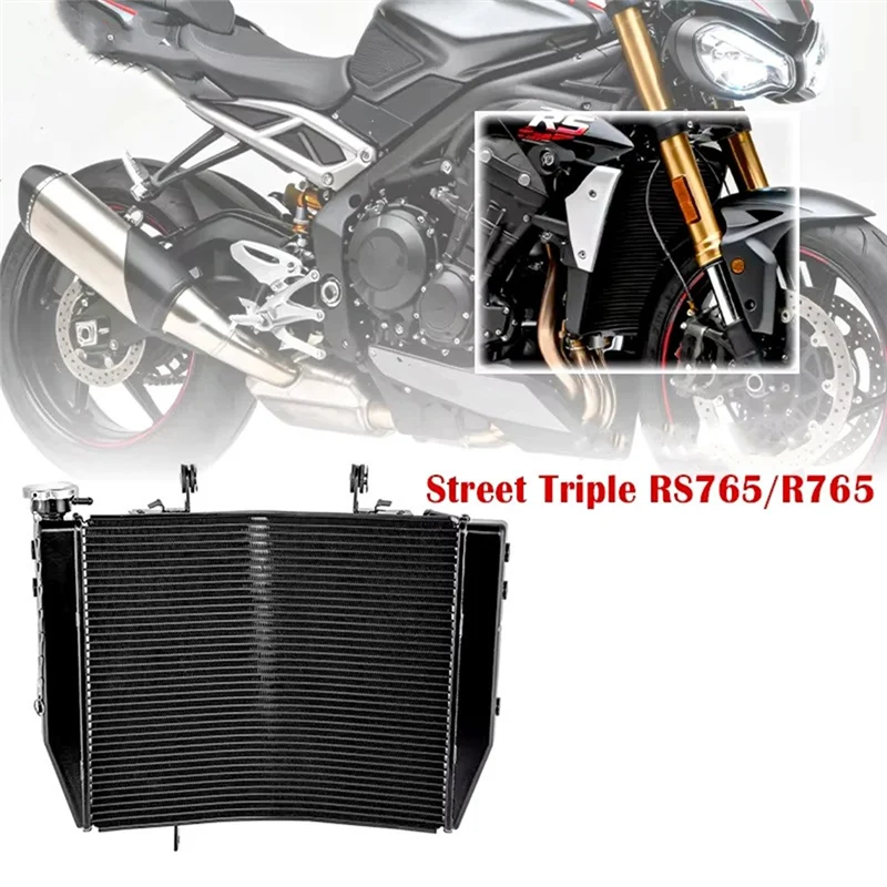 Well-For Triumph Street Triple RS765 R765 2020-2022 دراجة نارية المبرد برودة تبريد خزان المياه الملحقات