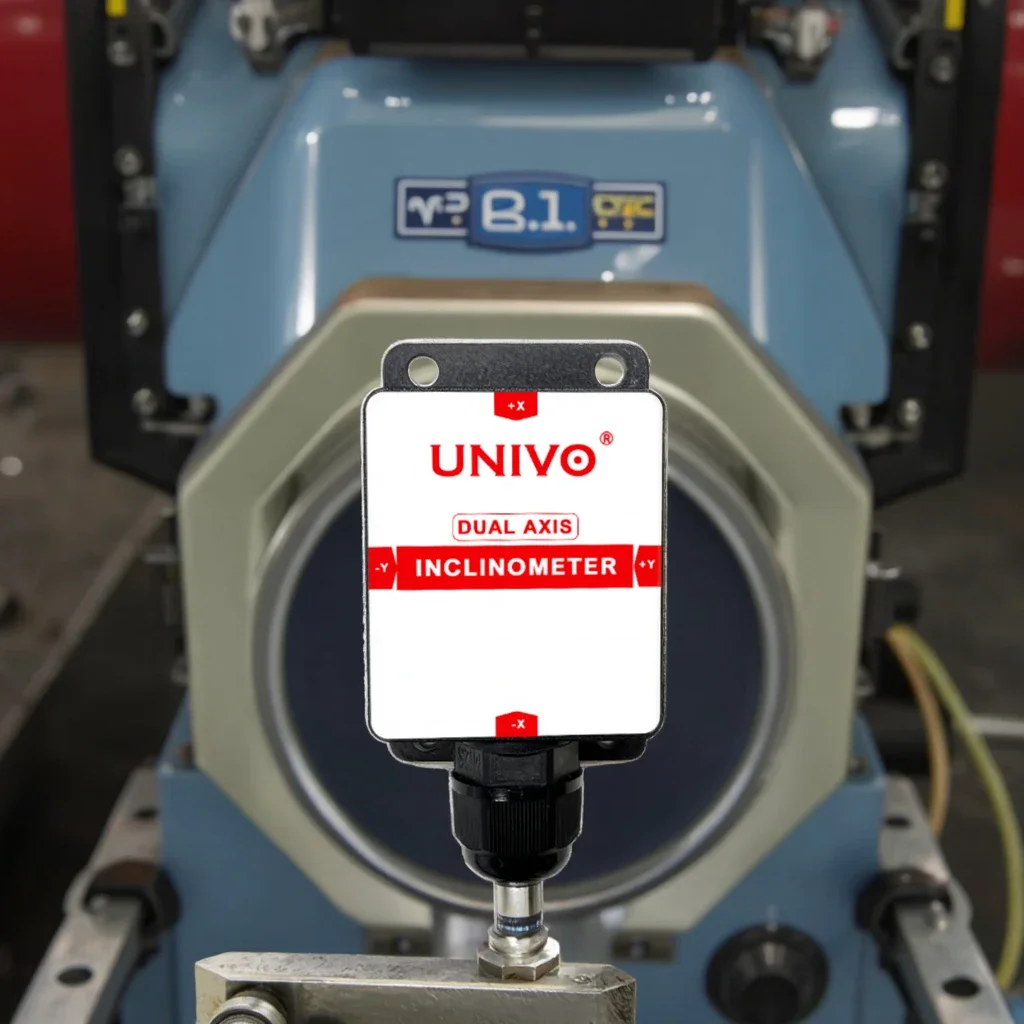 UNIVO UBIS-326 High Precision Universal Industrial Dual Axis Inclinometer Digital Tilt Angle Measure Sensor RS232/485/TTL/CAN