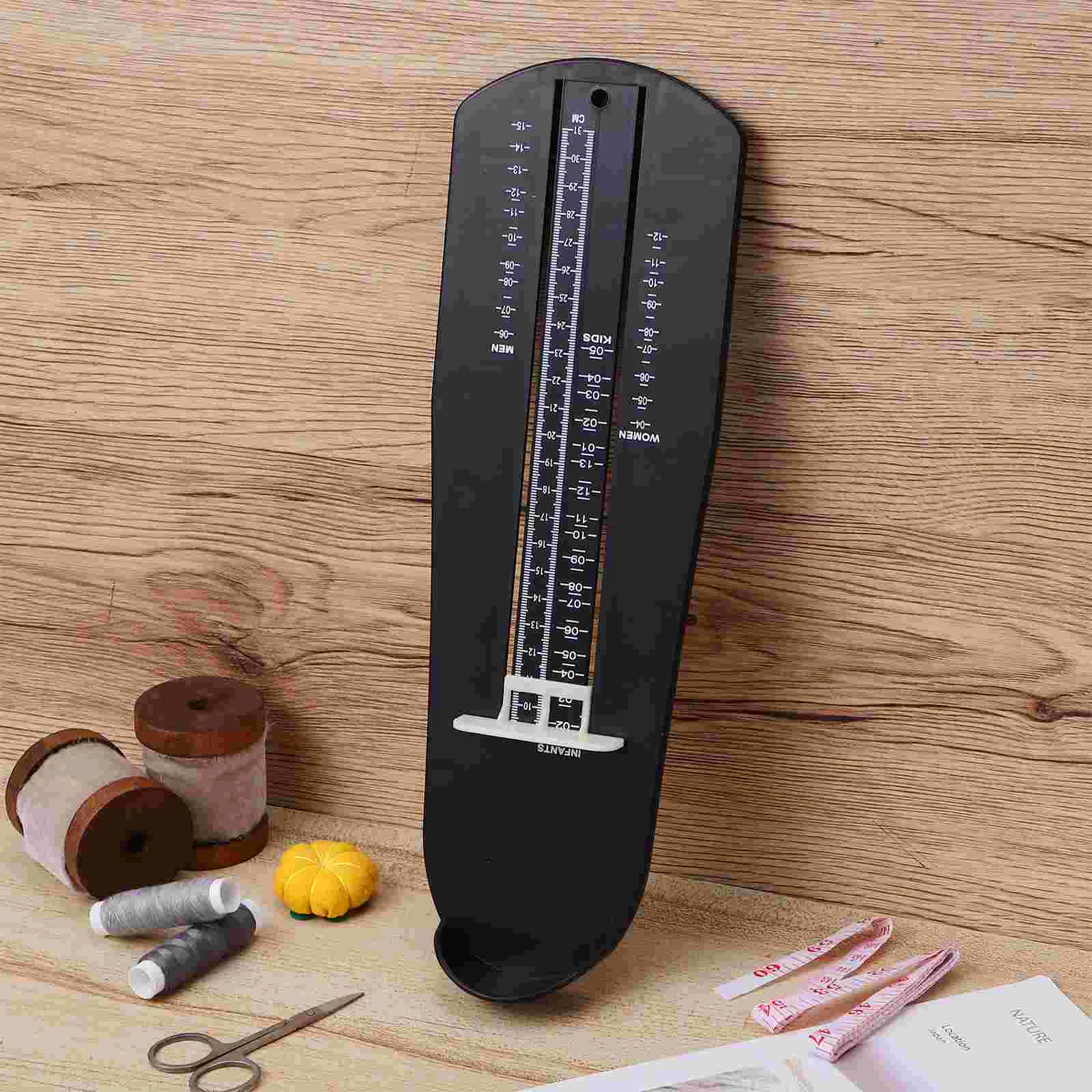 Foot Measuring Device Adults Measurement Measurer US Size Gauge Black for Toddler