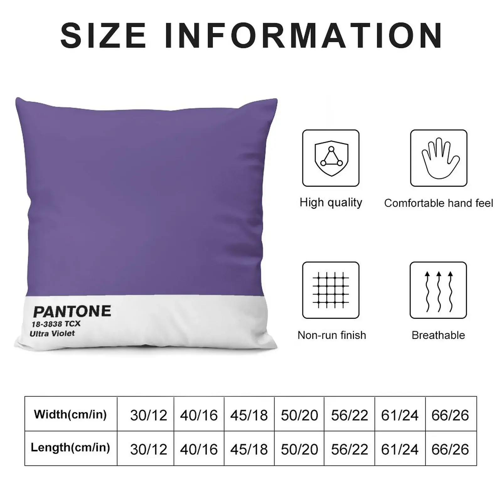 Ultra Violet Pantone Throw Pillow luxury throw pillow covers Sofa Cushions Covers luxury sofa pillows pillow