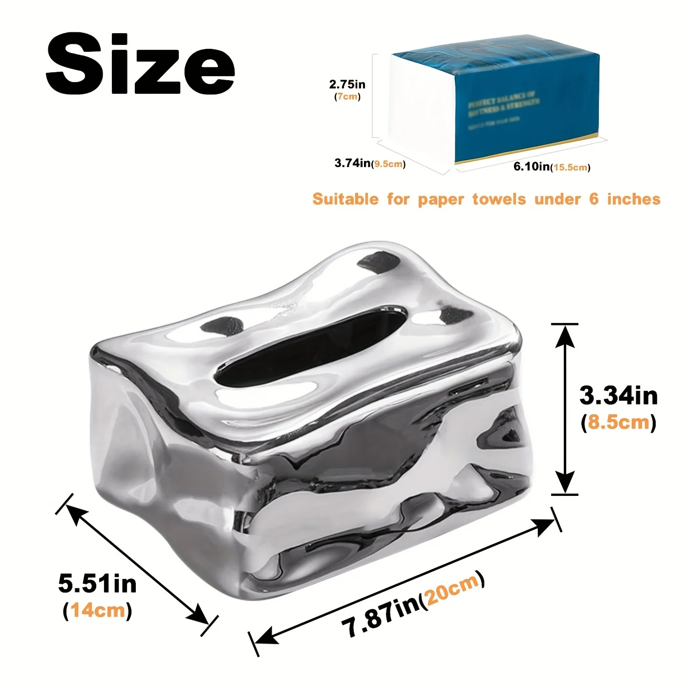 Scatola per fazzoletti in ceramica, coperchio per scatola, contenitore per dispenser di tovaglioli, porta fazzoletti creativi, scatola portaoggetti per bagno