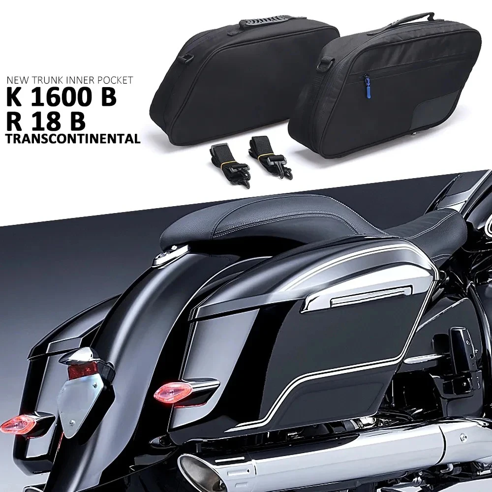 

New Motorcycle Luggage Bags Inner Bags Pannier Liner Tool Box Saddle Bag For BMW K1600B K 1600 B R18 B R 18 Transcontinental