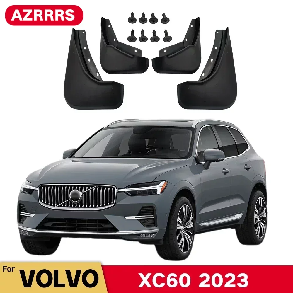 

MudFlaps For VOLVO XC60 Hybrid 2023 Mudguards Mud Flaps Splash Guards Front Rear Wheels Fender Car Accessories 4Pcs